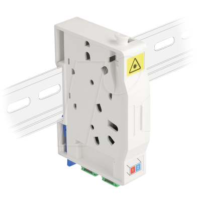 DELOCK 85935 - Fiber optic connection box, top-hat rail, 2x SC Simplex DELOCK 85935 - Fiber optic connection box, top-hat rail, 2x SC Simplex