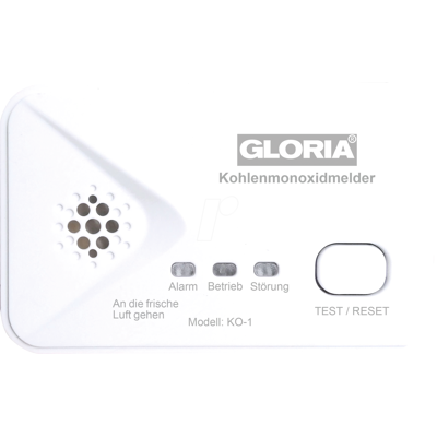 Detektor de Monóxido de Carbono Gloria - Con Batería, Certificado EN50291-1:2018 Detektor de Monóxido de Carbono Gloria - Con Batería, Certificado EN50291-1:2018