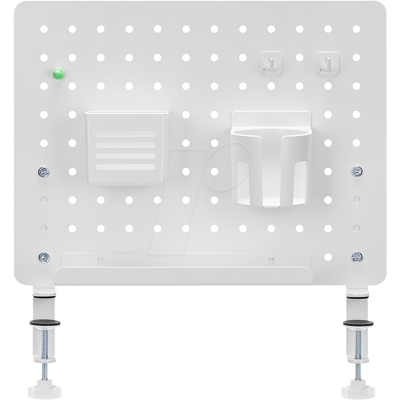 LOGILINK PB0104 - Organizador de escritorio, soporte de abrazadera, blanco LOGILINK PB0104 - Organizador de escritorio, soporte de abrazadera, blanco