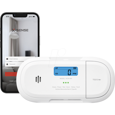 X-SENSE X-S XC04-WX - Detector de monóxido de carbono WLAN X-SENSE X-S XC04-WX - Detector de monóxido de carbono WLAN