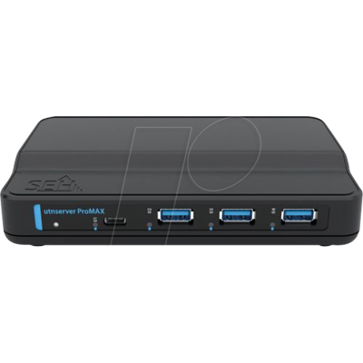 SEH Computertechnik Utnserver ProMax - Servidor de dispositivos USB-C, USB3.0 - Servidor de impresión SEH Computertechnik Utnserver ProMax - Servidor de dispositivos USB-C, USB3.0 - Servidor de impresión