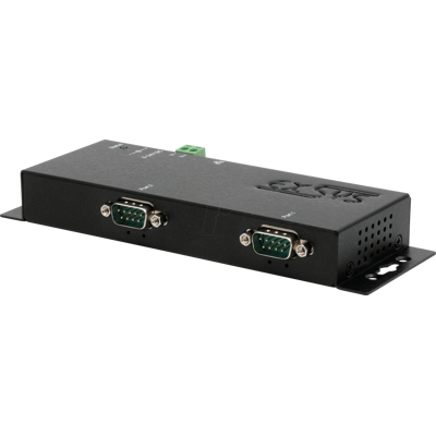 EXSYS EX6112-2P - 2 puertos RS232, serie, adaptador LAN, PoE, carcasa metál EXSYS EX6112-2P - 2 puertos RS232, serie, adaptador LAN, PoE, carcasa metál