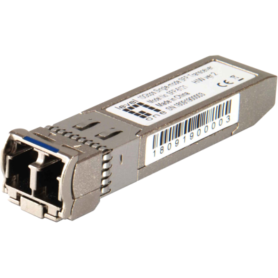 LEVELONE SFP6121 - Mini GBIC, 10GBase-LR, LC-Duplex SM, 10 km. LEVELONE SFP6121 - Mini GBIC, 10GBase-LR, LC-Duplex SM, 10 km.