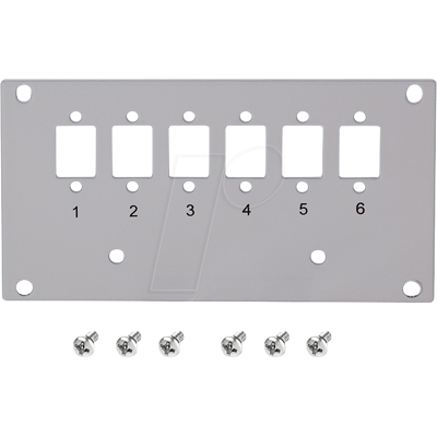 LOGILINK FB5002 - Panel frontal para 6x LC duplex / 6x SC simplex LOGILINK FB5002 - Panel frontal para 6x LC duplex / 6x SC simplex