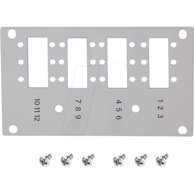 LOGILINK FB5003 - Panel frontal para 12x LC duplex / 12x SC simplex LOGILINK FB5003 - Panel frontal para 12x LC duplex / 12x SC simplex