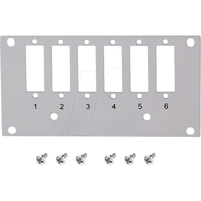LOGILINK FB5004 - Panel frontal para 6x SC-Duplex / 6x LC-Quad LOGILINK FB5004 - Panel frontal para 6x SC-Duplex / 6x LC-Quad