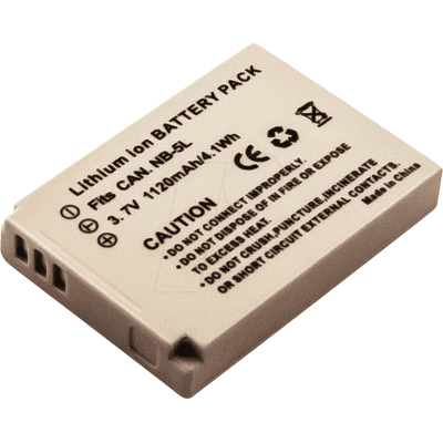Batería Canon NB-5L - 1120mAh Li-Ion Recargable Batería Canon NB-5L - 1120mAh Li-Ion Recargable