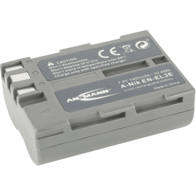 ANSMANN ANS 5044073 - Batería, cámara digital, compatible, 1400 mAh, Nik ANSMANN ANS 5044073 - Batería, cámara digital, compatible, 1400 mAh, Nik