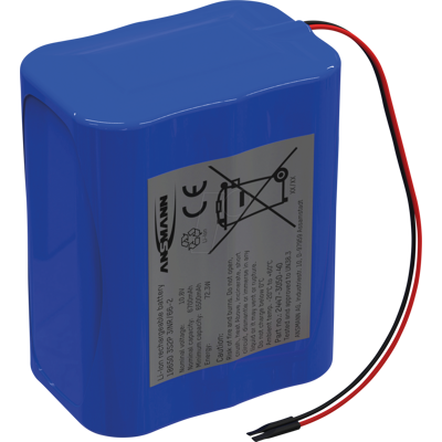 ANSMANN ANS 2447-3050-40 - Paquete de baterías de iones de litio, 10,8 V, 6700 mAh, ANSMANN ANS 2447-3050-40 - Paquete de baterías de iones de litio, 10,8 V, 6700 mAh,