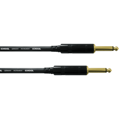 Cordial CCI 3 PP Cable Instrumento - 3m - Negro - Recto Cordial CCI 3 PP Cable Instrumento - 3m - Negro - Recto