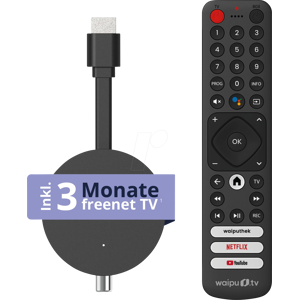 FREENET FR001 - TV híbrido streaming stick, 3 meses freenet TV FREENET FR001 - TV híbrido streaming stick, 3 meses freenet TV