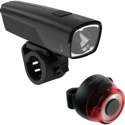 ANSMANN ANS 1600-0537 - Iluminación para bicicleta - Luces LED delanteras y traseras, 50 lux - Homologada ANSMANN ANS 1600-0537 - Iluminación para bicicleta - Luces LED delanteras y traseras, 50 lux - Homologada