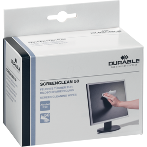 DURABLE 578702 - Paños de limpieza, empaquetados individualmente, para pan DURABLE 578702 - Paños de limpieza, empaquetados individualmente, para pan