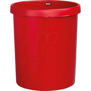 HELIT H61061-25 - Papelera de 30 litros, roja HELIT H61061-25 - Papelera de 30 litros, roja