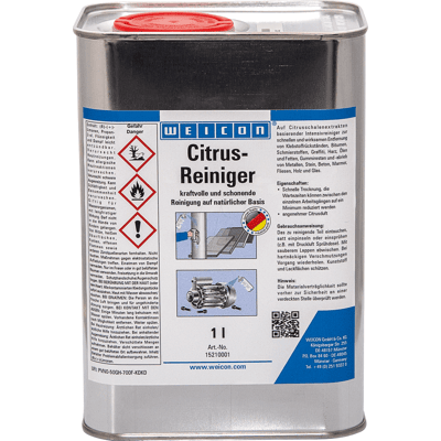 WEICON 15210001 - Limpiador de superficies, limpiador de cítricos, 1 l WEICON 15210001 - Limpiador de superficies, limpiador de cítricos, 1 l