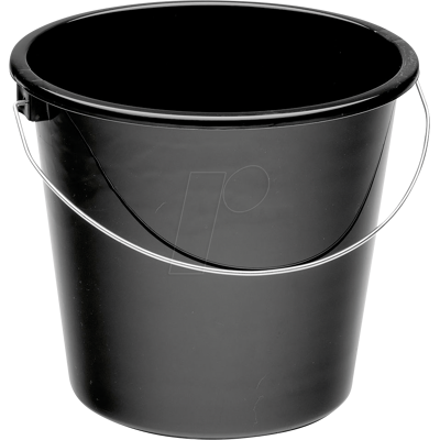 FREI EIMER 5L SW - Cubo de la casa 5 l negro FREI EIMER 5L SW - Cubo de la casa 5 l negro