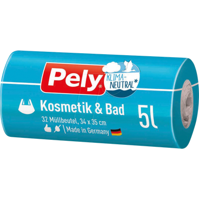 PELY 30104 - PELY bolsas de basura, cosméticos y baño 32 uds., 5 litro PELY 30104 - PELY bolsas de basura, cosméticos y baño 32 uds., 5 litro
