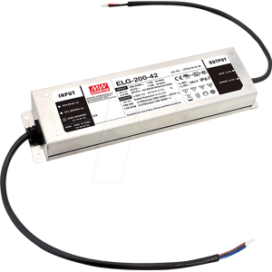 MEAN WELL ELG-200-24A-3Y - Transformador LED, 201,6 W, 24 V CC, 8400 mA MEAN WELL ELG-200-24A-3Y - Transformador LED, 201,6 W, 24 V CC, 8400 mA