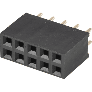 BKL 10120960 - Regleta de conectores hembra 2,54mm 2x5 recta BKL 10120960 - Regleta de conectores hembra 2,54mm 2x5 recta