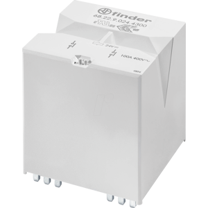 Finder 68.22.9.024.4300 Relé de alta potencia - 400 V AC 100 A Finder 68.22.9.024.4300 Relé de alta potencia - 400 V AC 100 A