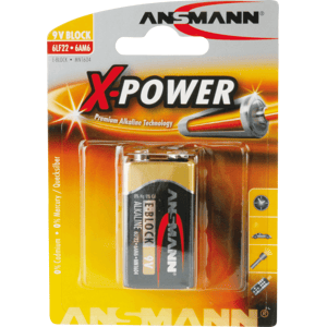 ANSMANN ANS 5015643 - Batería alcalina XPOWER, bloque de 9 V, paquete de 1 ANSMANN ANS 5015643 - Batería alcalina XPOWER, bloque de 9 V, paquete de 1
