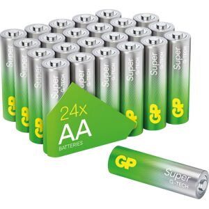 GP-BATTERIES GP S24 AA - Super, batería alcalina, AA (mignon), paquete de 24 GP-BATTERIES GP S24 AA - Super, batería alcalina, AA (mignon), paquete de 24