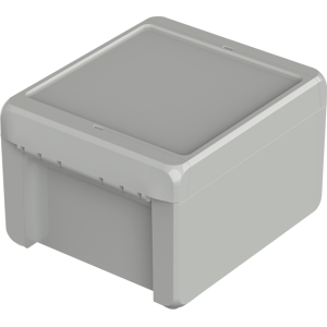 BOPLA B 141309 PC 7035 - Bocube, 151x125x90 mm, compatible con exteriores, IP68 BOPLA B 141309 PC 7035 - Bocube, 151x125x90 mm, compatible con exteriores, IP68