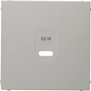 BERKER 48608989 - Pieza central para USB S.1, blanco polar brillante BERKER 48608989 - Pieza central para USB S.1, blanco polar brillante