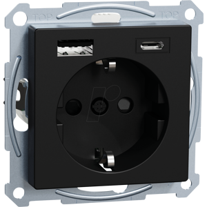 MERTEN ME MEG2367-0403 - Sistema M socket USB Tipo A + Tipo C plástico reciclado n MERTEN ME MEG2367-0403 - Sistema M socket USB Tipo A + Tipo C plástico reciclado n