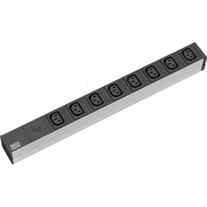 BACHMANN BACH 333.408 - Regleta de enchufes de 19", 1U, 8 aumentos BACHMANN BACH 333.408 - Regleta de enchufes de 19", 1U, 8 aumentos
