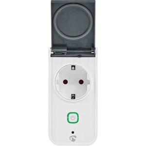 NEDIS N WIFIPO120FWT - Enchufe Wi-Fi conmutable, exterior, medición de potencia NEDIS N WIFIPO120FWT - Enchufe Wi-Fi conmutable, exterior, medición de potencia