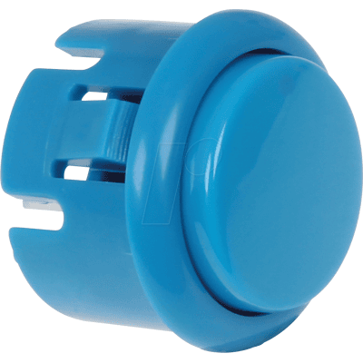 JOY-IT ARC BUTTON M BL - Botón Mini Arcade con microinterruptor, diámetro=3 JOY-IT ARC BUTTON M BL - Botón Mini Arcade con microinterruptor, diámetro=3
