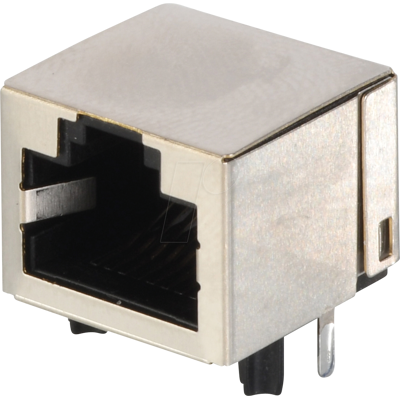 Conector Ethernet RJ45 Weidmüller - 8 polos - Negro, Cian - 200 uds Conector Ethernet RJ45 Weidmüller - 8 polos - Negro, Cian - 200 uds