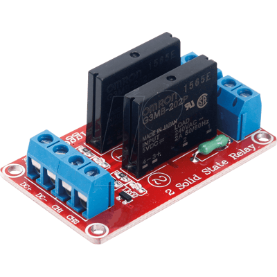FREI DEBO RELAY 2WAY - Placas de desarrollo - Relé de estado sólido de 2 vías, 5V, 240V FREI DEBO RELAY 2WAY - Placas de desarrollo - Relé de estado sólido de 2 vías, 5V, 240V