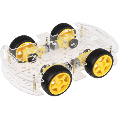 JOY-IT ROBOT CAR KIT 01 - Kit de chasis robótico para todos los sistemas Arduino JOY-IT ROBOT CAR KIT 01 - Kit de chasis robótico para todos los sistemas Arduino