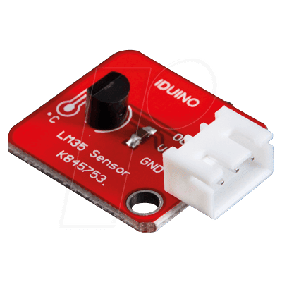 IDUINO ARD SENS TEMP - Arduino - sensor de temperatura, lineal, LM35 IDUINO ARD SENS TEMP - Arduino - sensor de temperatura, lineal, LM35