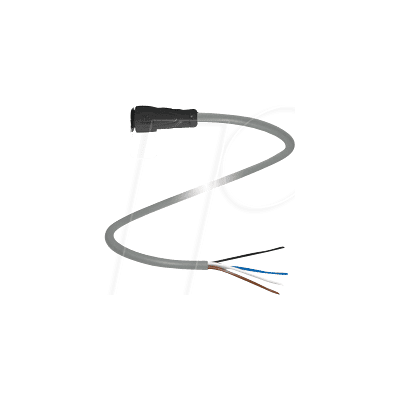 Cable sensor-actor de 2 m PUR M12 hembra recto Cable sensor-actor de 2 m PUR M12 hembra recto