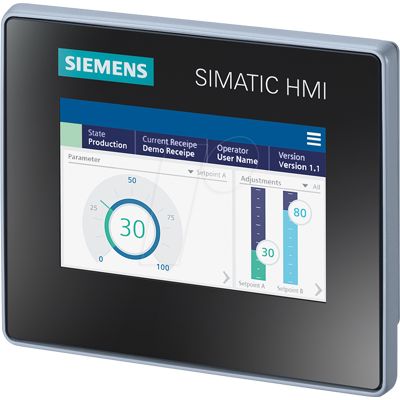 SIEMENS MTP400 - Panel HMI Básico de 4.3 pulgadas SIEMENS MTP400 - Panel HMI Básico de 4.3 pulgadas