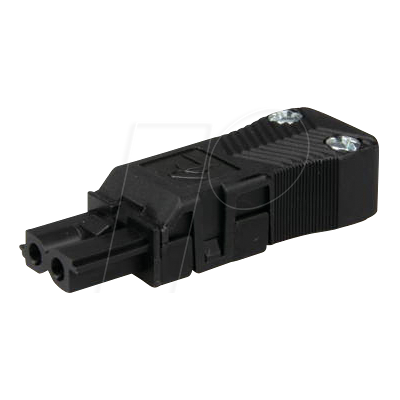Adels Contact AC 164 BUF/ 2 SW - Conector eléctrico, Negro, 2 polos Adels Contact AC 164 BUF/ 2 SW - Conector eléctrico, Negro, 2 polos