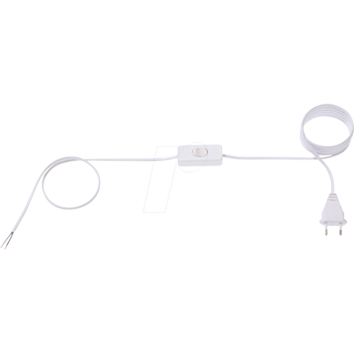 BACHMANN BACH 211.274 - Interruptor de cable Euro enchufe CEE 7/16, blanco BACHMANN BACH 211.274 - Interruptor de cable Euro enchufe CEE 7/16, blanco