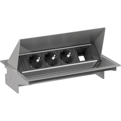 BACHMANN BACH 900.400 - CONJUNTO CONEO 3x contacto de seguridad 1x ABD, color plata BACHMANN BACH 900.400 - CONJUNTO CONEO 3x contacto de seguridad 1x ABD, color plata