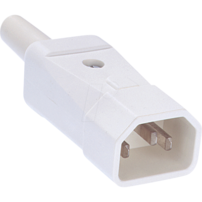 BACHMANN BACH 915.271 - Enchufe de alimentación C14, blanco BACHMANN BACH 915.271 - Enchufe de alimentación C14, blanco