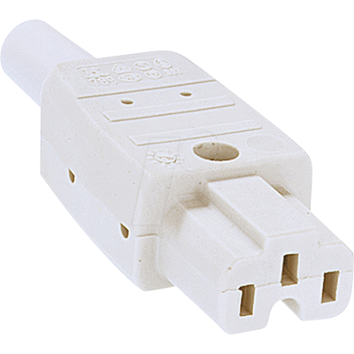 BACHMANN BACH 916.970 - C15A enchufe de electrodoméstico caliente, gris BACHMANN BACH 916.970 - C15A enchufe de electrodoméstico caliente, gris
