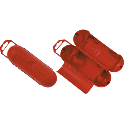 BACHMANN BACH 919.371 - Cable seguro rojo, versión grande todos los enchufes (IP4 BACHMANN BACH 919.371 - Cable seguro rojo, versión grande todos los enchufes (IP4