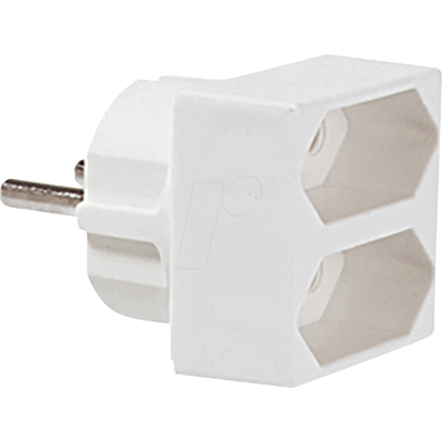 BACHMANN BACH 921.271 - Enchufe doble, 1x enchufe, 2x enchufe BACHMANN BACH 921.271 - Enchufe doble, 1x enchufe, 2x enchufe