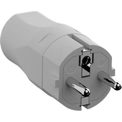 BACHMANN BACH 960.301 - Conector de contacto de protección tipo EF - CEE 7/7, gri BACHMANN BACH 960.301 - Conector de contacto de protección tipo EF - CEE 7/7, gri