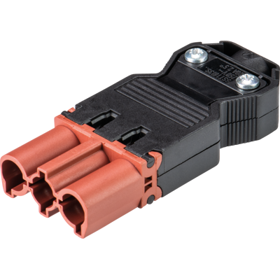 WIELAND GST 18-3S S1Z-BR - Enchufe - 3 pines, marrón, conexión de tornillo WIELAND GST 18-3S S1Z-BR - Enchufe - 3 pines, marrón, conexión de tornillo