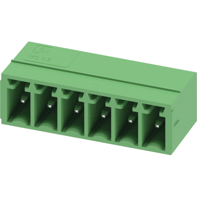PHOENIX-CONTACT MC 6 G 3,5 - Placa base de PCB, RM: 3,5 mm, 6 polos PHOENIX-CONTACT MC 6 G 3,5 - Placa base de PCB, RM: 3,5 mm, 6 polos