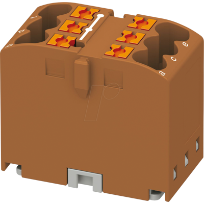 Phoenix Contact 3273274 Accesorio de Cuadro de Distribución - Push-in, 6 Terminales, Marrón Phoenix Contact 3273274 Accesorio de Cuadro de Distribución - Push-in, 6 Terminales, Marrón