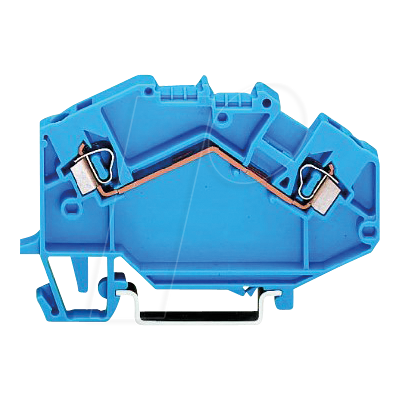 WAGO 780-604 - Borne de paso de 2 conductores 2,5 mm², azul WAGO 780-604 - Borne de paso de 2 conductores 2,5 mm², azul